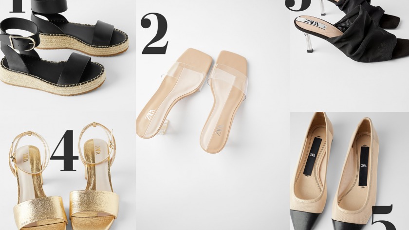The Top Five Shoes At Zara Right Now